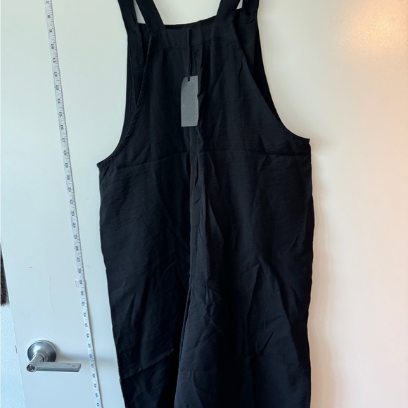 Foxblood Black Overalls with Button Straps - Picture 3 of 6